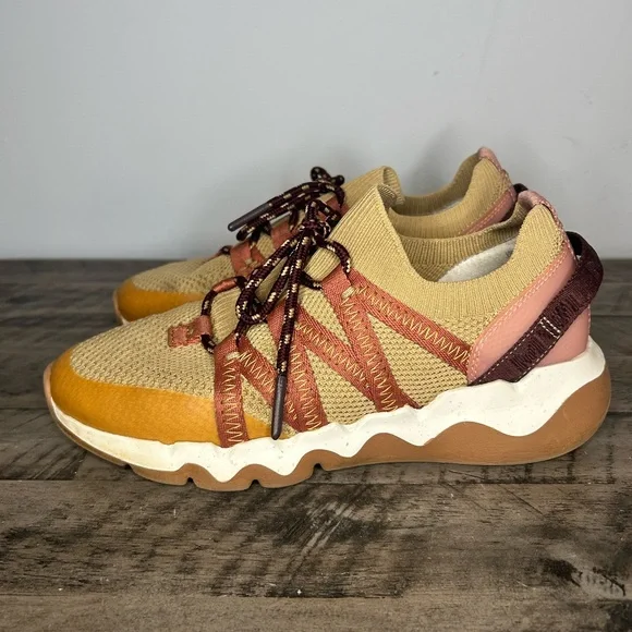 Madewell Field Knit Sneakers In Desert Dune Multi - Picture 3 of 6